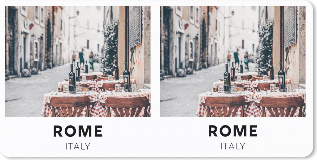 MuchoWow Schreibtischunterlage Rom - Italien - Restaurant 80x40 cm - XXL Mauspad - Gaming Mauspad