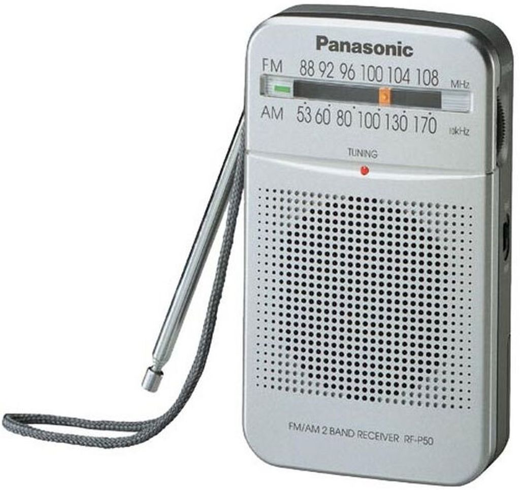 Panasonic RF-P50D, Tragbar, Digital, AM, FM, 87 - 108 MHz, Produktbild 