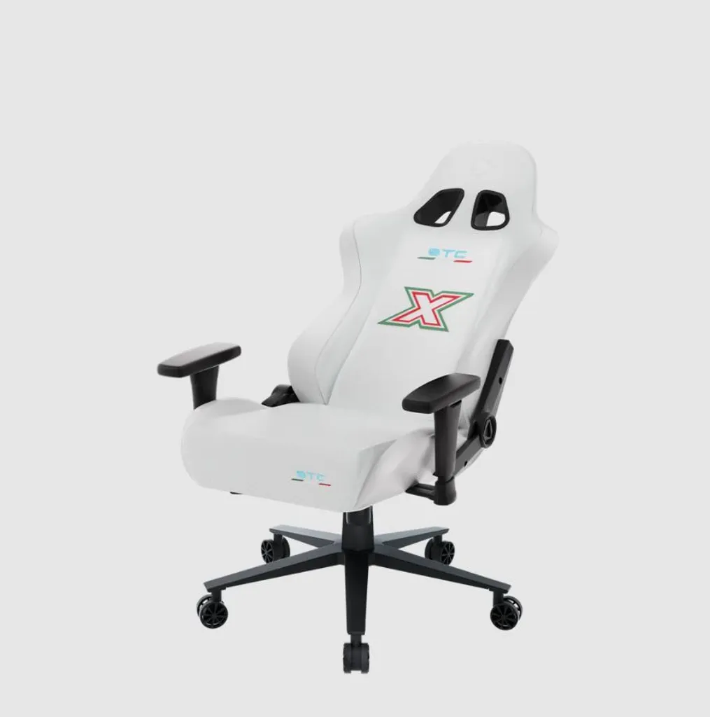 Chaise Gamer Blanche Onex STC X Hardcore Structure Acier Renforcée