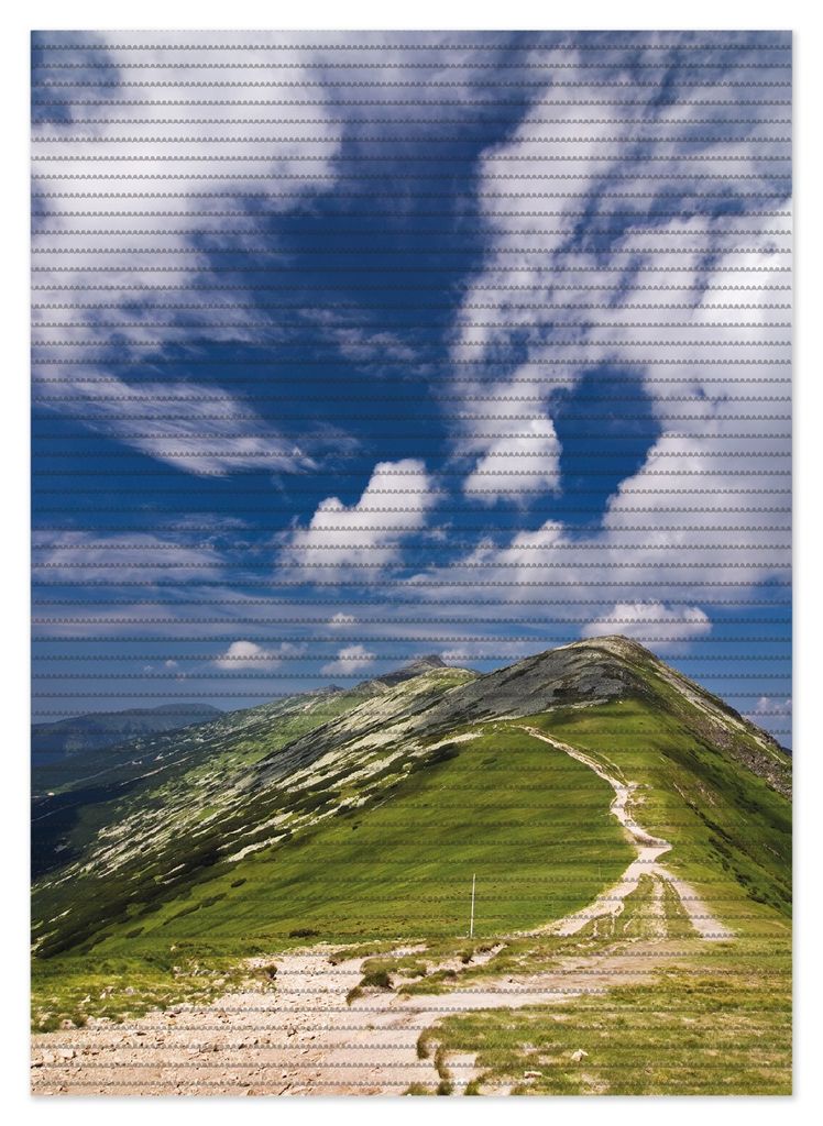 Wallario Duschmatte Antirutschmatte Badmatte Fußmatte Alpenluft, Größe ca. 70 x 50 cm