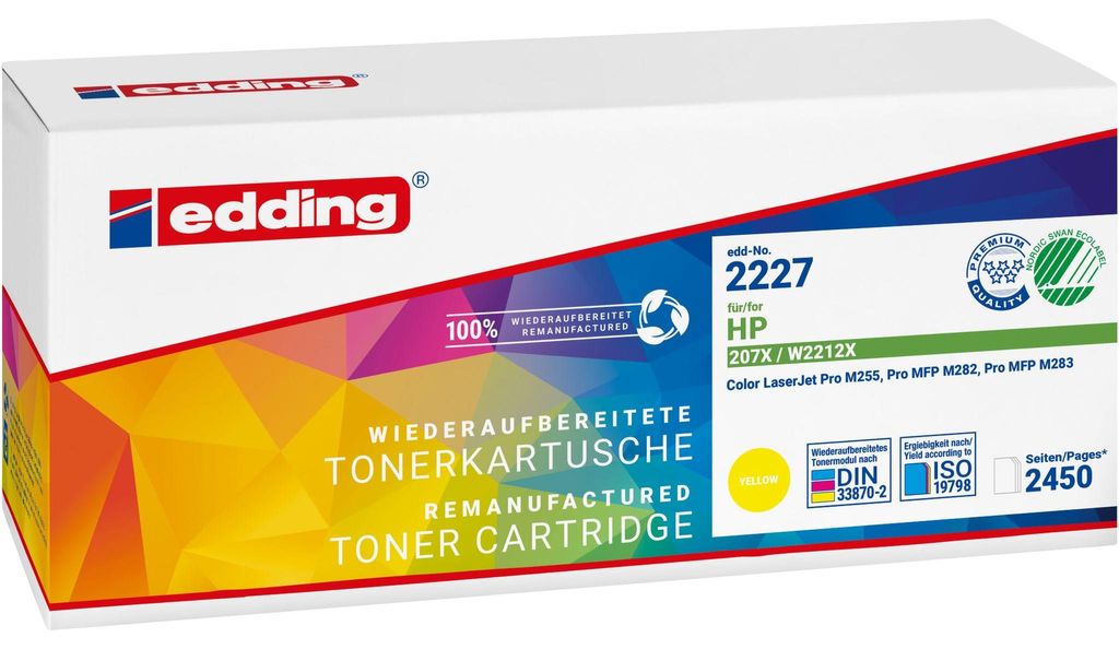 edding Toner 18-2227 wie HP W2212X gelb