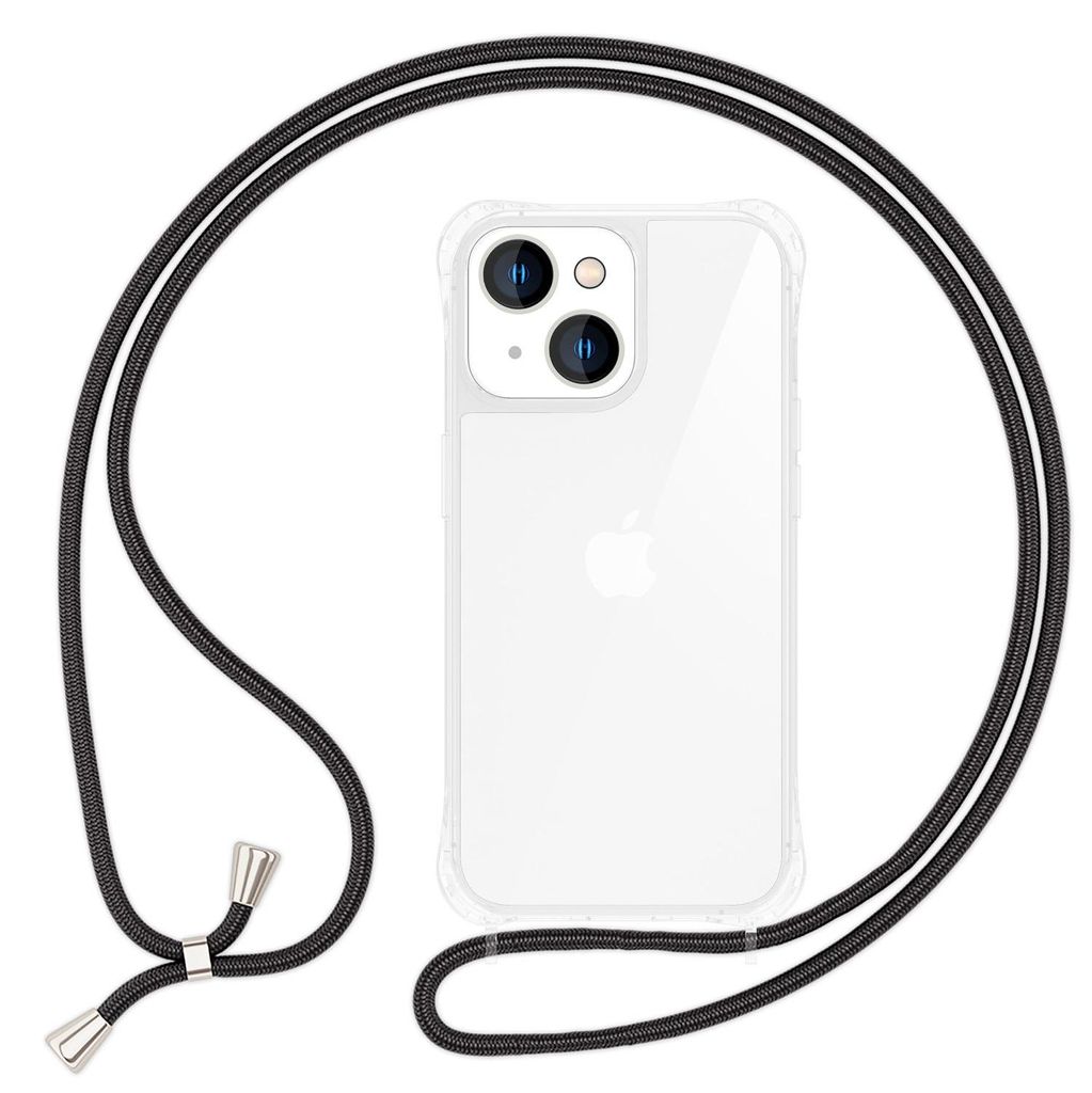 Hülle mit Band für iPhone 15 Handyhülle Umhängen Schutz Produktbild 