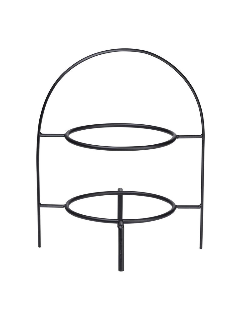 ASA Etagère 2 niveaux pour assiettes à dessert, noir ligne Image du produit 