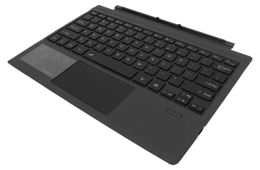 Clavier Rétroéclairé 7 Couleurs pour Surface Pro avec Trackpad Précis