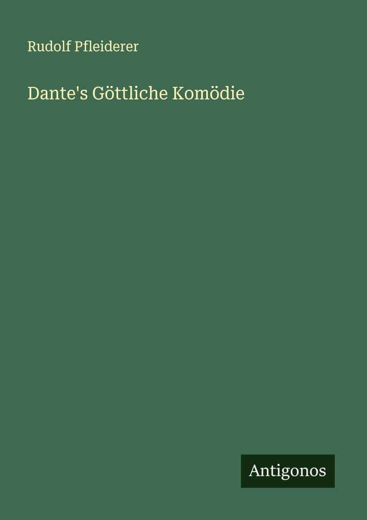 Dante's Göttliche Komödie
