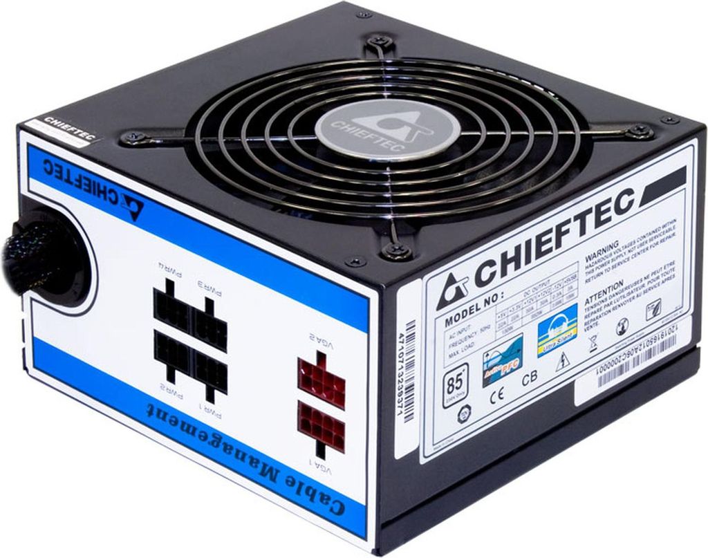 CHIEFTEC A-80 Netzteil CTG-550C ATX-12V 2.3 230V only 80+ mit Kabelmanagement