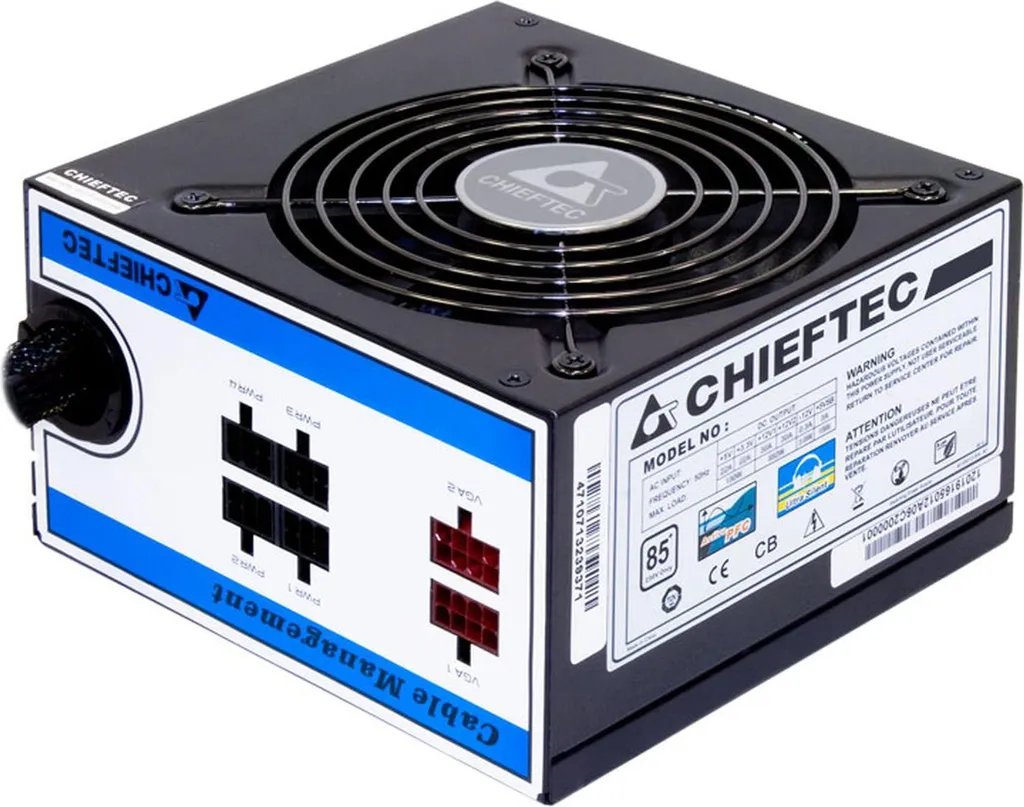 Alimentation 550W idéale pour PC Gaming et Multimédia Chieftec CTG-550C