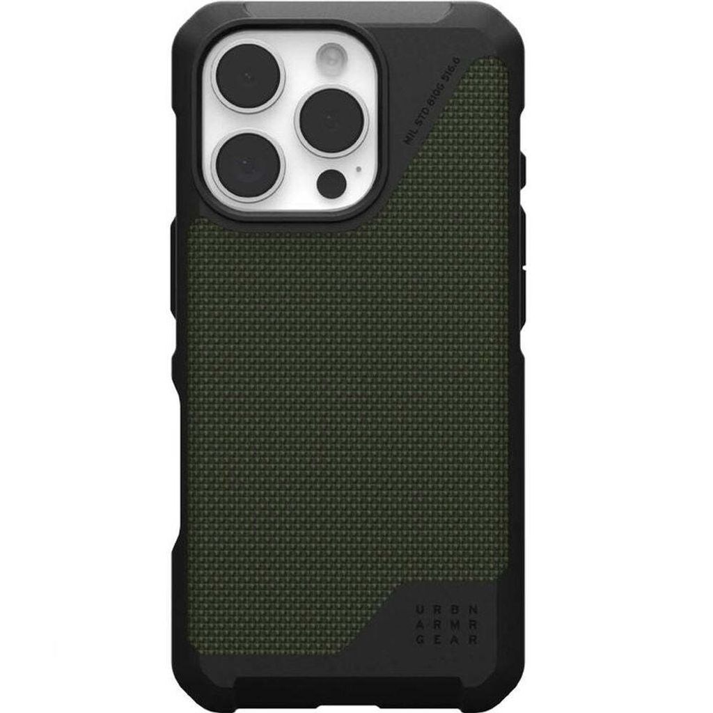 Urban Armor Gear Metropolis LT, Cover, Apple, iPhone 16 Pro, 16 cm (6.3"), Olive