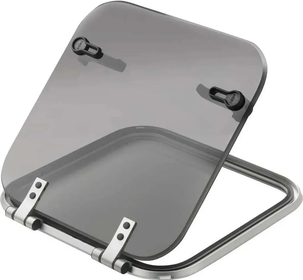 Panneau de pont en aluminium Vetus Planus 230x230 mm finition silver