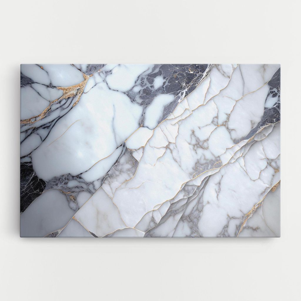 ARTHUB Leinwandbild 20x30 cm, Marble Glass | Wohnzimmerdekoration, Hängende Bilder, Wanddekoration, Heimdekoration, Abstrakte, Marmor