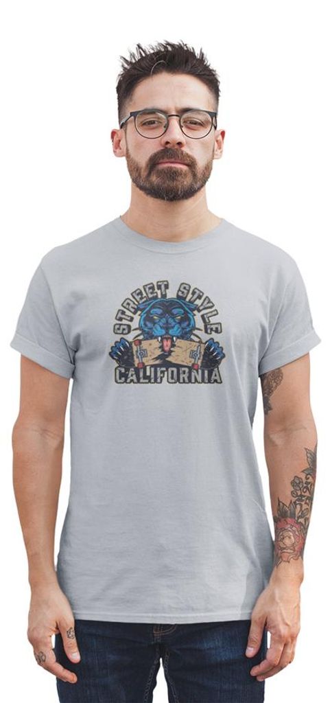 D&B Uni Polo ST00239 Street Style Grau-Größe XL