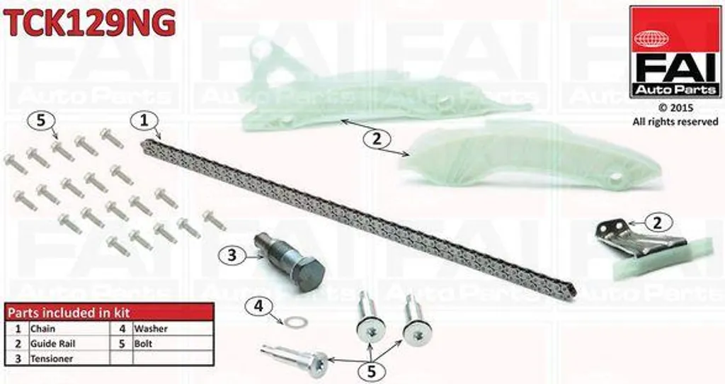 Kit chaîne de distribution pour BMW Série 1 3 et Peugeot 3008 5008