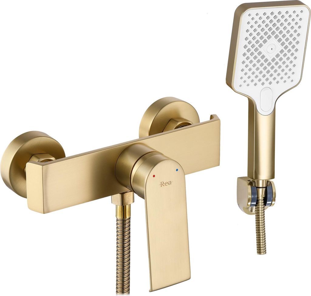 Sprchová batéria Rea HASS Brushed Gold + ručná hlavica Obrázok produktu 
