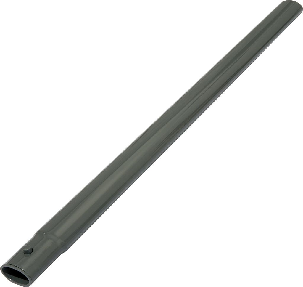 A single gray vertical pool leg is shown against a white background.