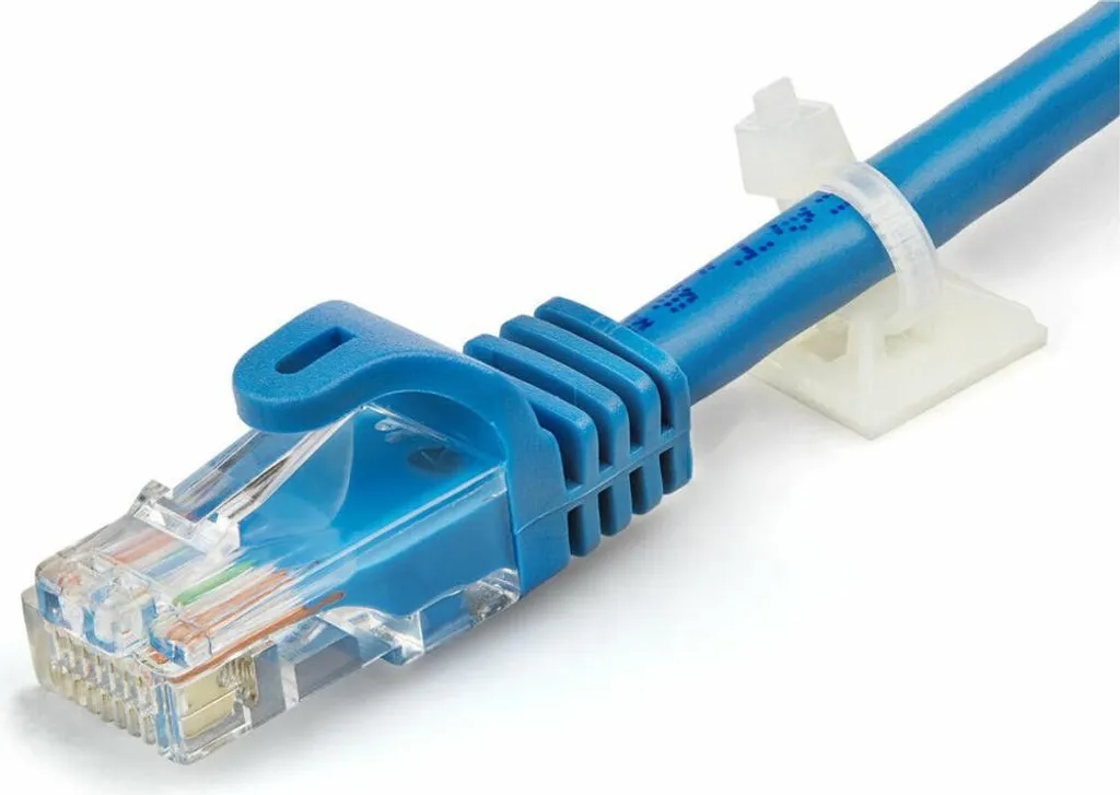 OFFERTA 100x Startech CBMCTM1 Bianco - Supporti Cavi Adesivi - 2