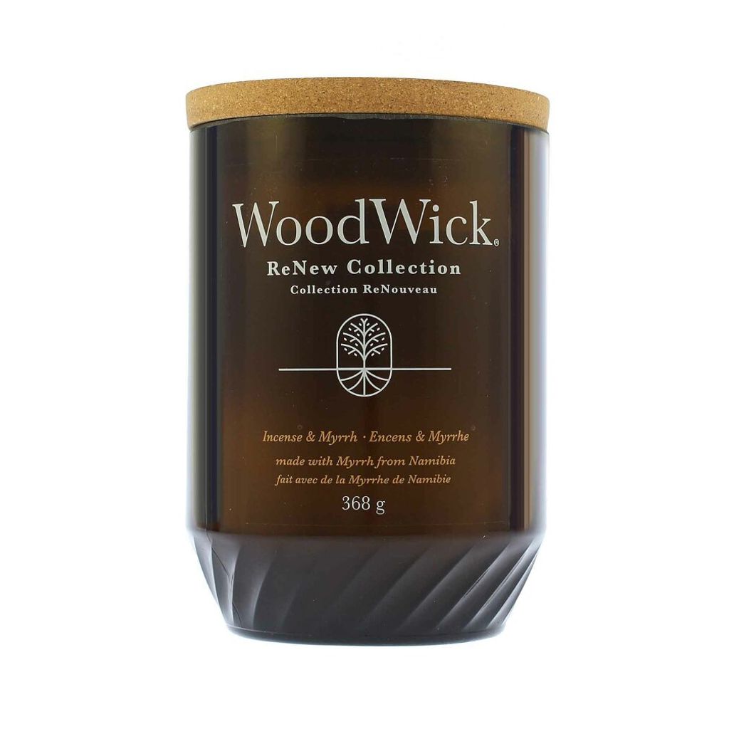 WoodWick - ReNew Incense & Myrrh Candle ( kadidlo a myrha ) Obrázok produktu 