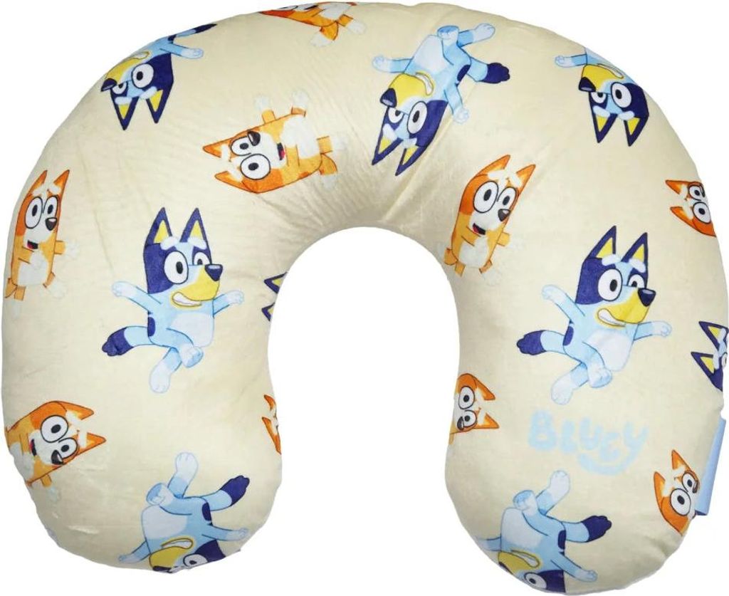 Bluey und Bingo Kinder Reisekissen Nackenkissen Auto Flugzeug