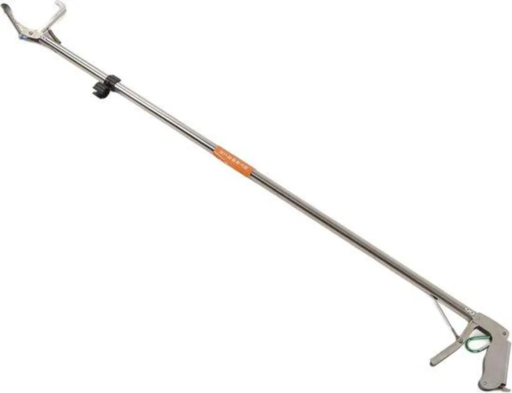 Barre de traction sécurisée pour ramasseuse - Inox pliable anti-rouille