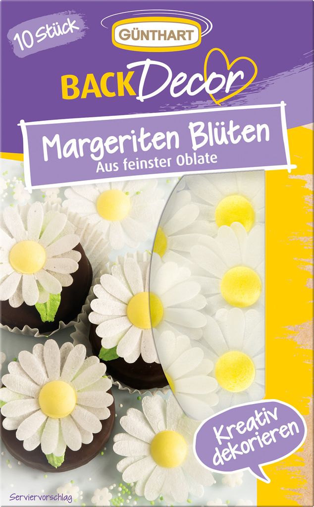 Günthart Oblaten Margeriten Blüten 6 g