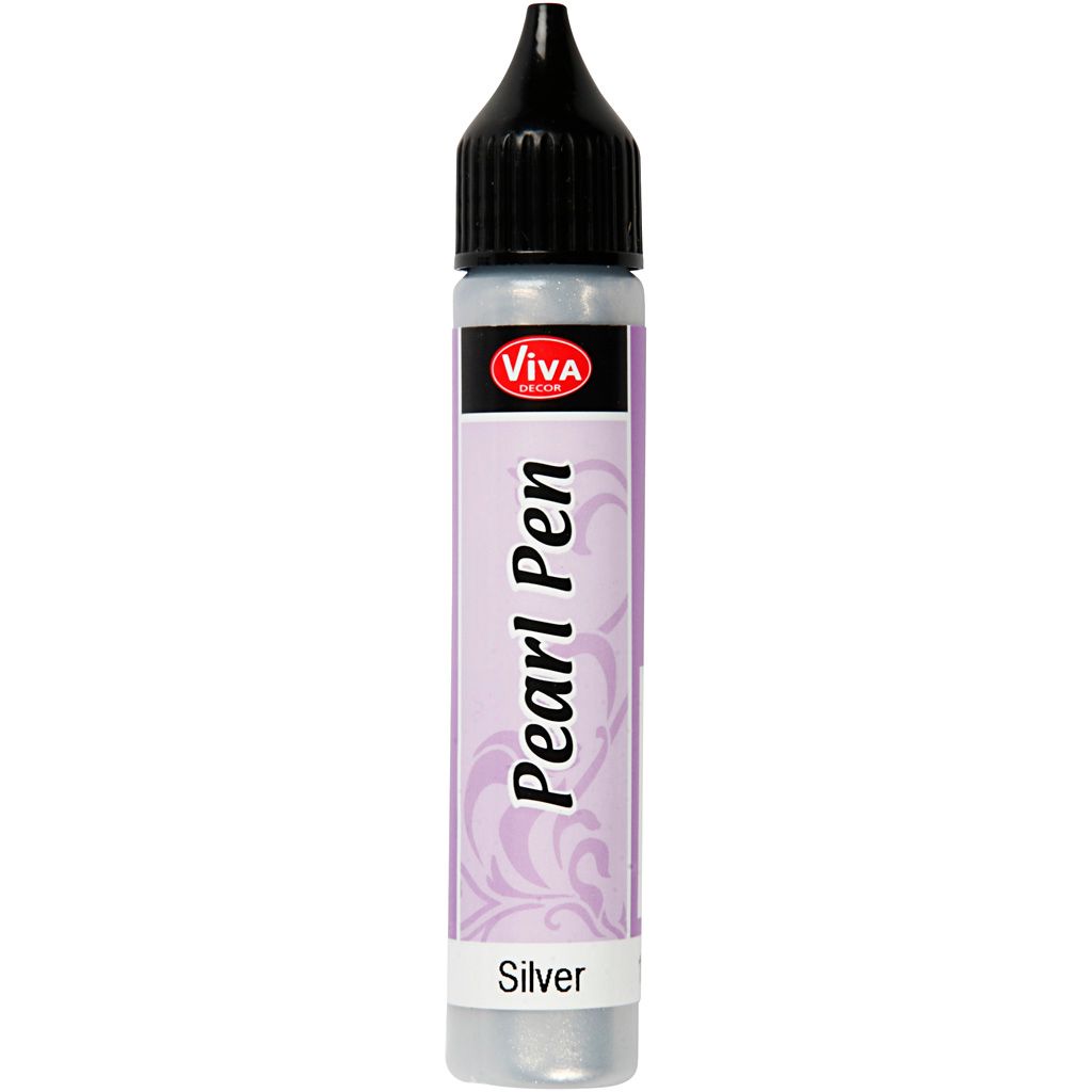 ViVA DECOR Perlen Pen 28 ml silber Produktbild 