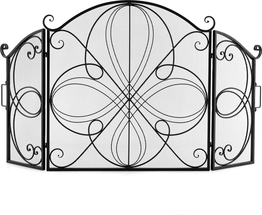 COSTWAY, grote schoorsteenbeschermer van 151 x 83 cm, Productafbeelding 