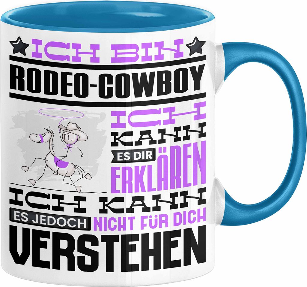 Rodeo-Cowboy Geschenk Kaffee-Tasse Geschenkidee für Produktbild 