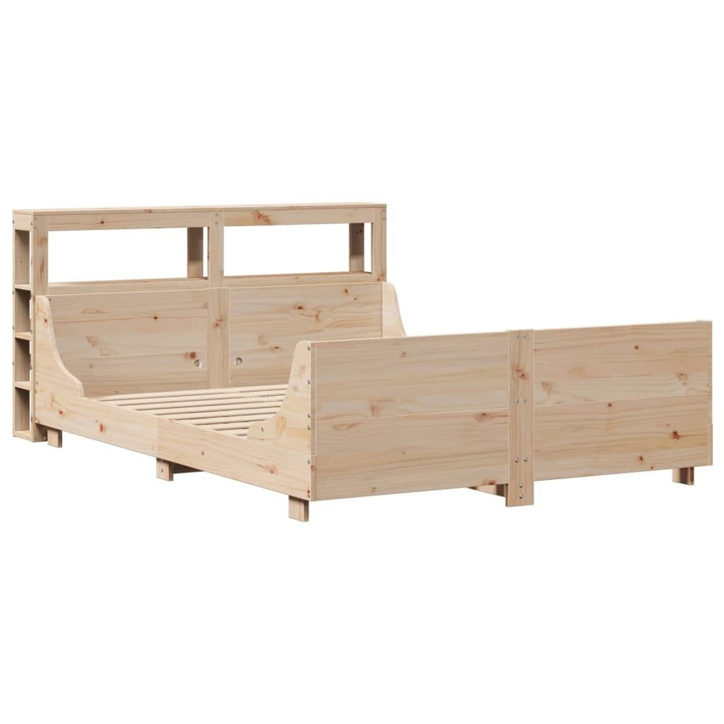 Stabli Doppelbett - Massivholzbett ohne Matratze 160x200cm Kiefernholz - Bettrahmen Klassische Betten DE268780
