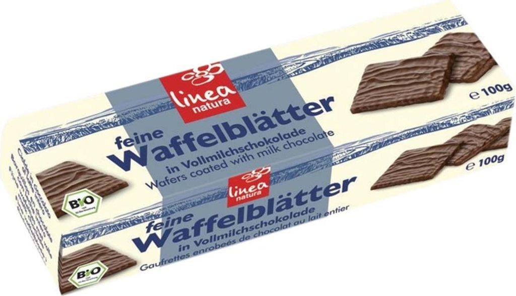 Linea Natura - Linea natura Vollmilch Waffelblätter - 100g