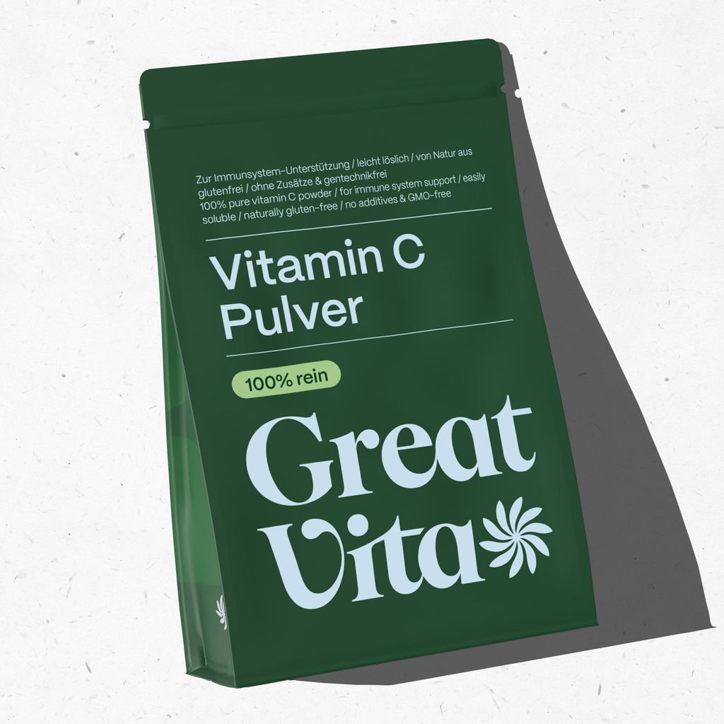 GreatVita Vitamin C Pulver 800g | Ascorbinsäure Produktbild 