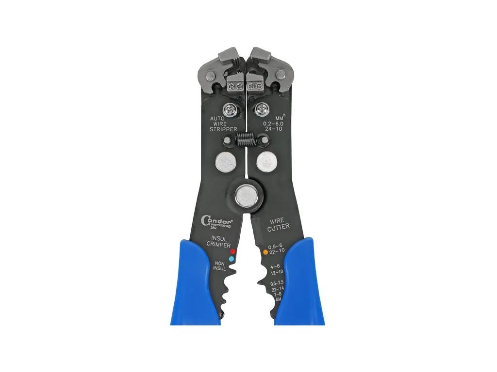 Pince Isolante Condor 0,2-6,0 mm2 avec Réglage Automatique de Coupe