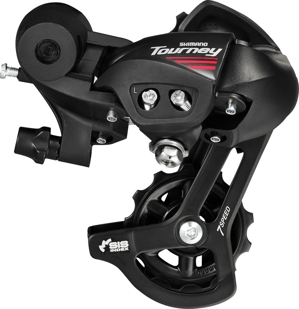 SHIMANO TOURNEY RD-A070, Schaltwerk, schwarz, 7-Gang, Produktbild 
