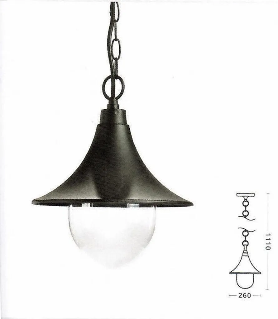 Suspension URANO Noir : Luminaire de Plafond Industriel Chic et Moderne