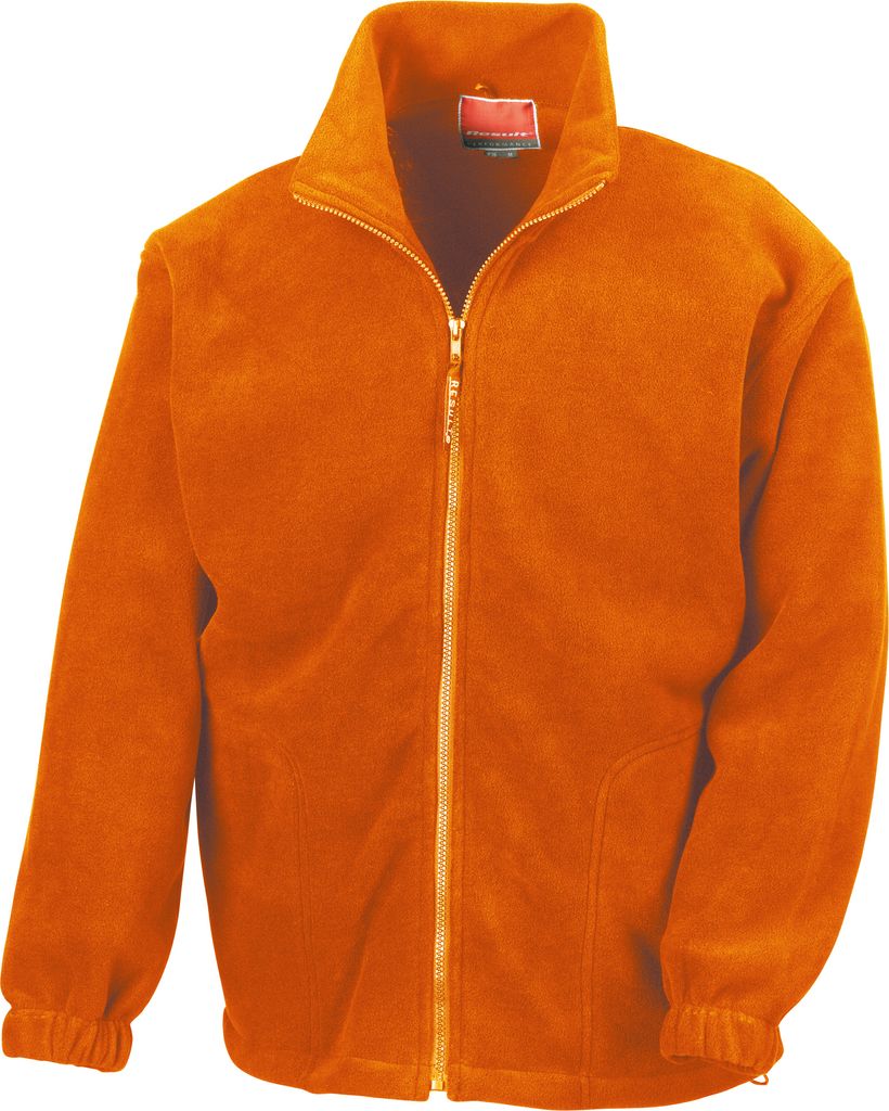 Result Herren Fleece-Jacke, Antipilling BC922 (L) (Orange)