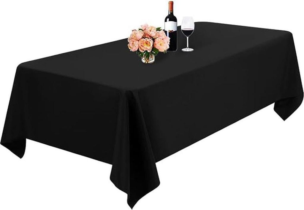 228 x 336 cm, rechteckige Tischdecke aus Polyester, schmutzabweisend und knitterfrei, Esstischdecke aus Polyester