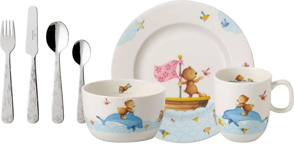 Villeroy & Boch Happy As A Bear Set Besteck + Geschirr 7 Produktbild 