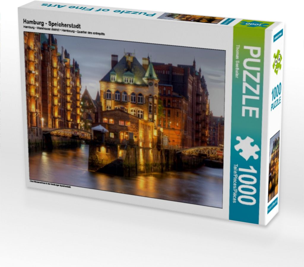 Calvendo Hamburg - Speicherstadt 1000 Teile Puzzle quer 640x480mm, Seethaler Thomas; 7345268