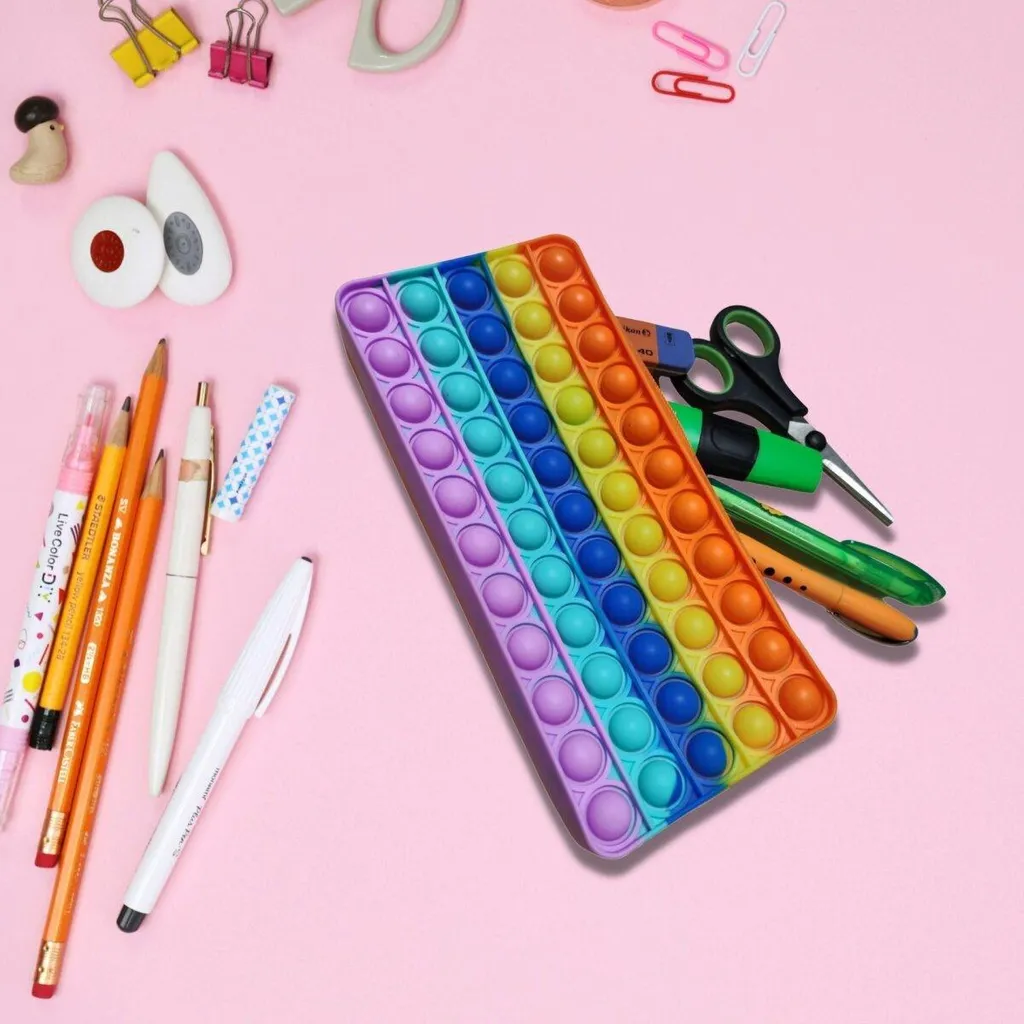 Astuccio per Matite Rainbow: Scuola e Creatività per Bambini - 4