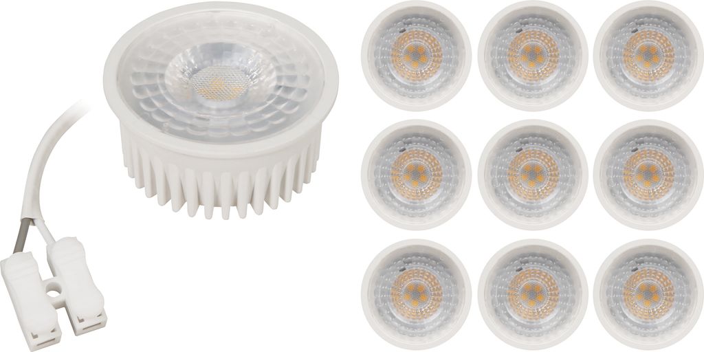 LED-Modul McShine MCOB 5W 400Lm 230V 50x25mm warmweiß 3000K Produktbild 