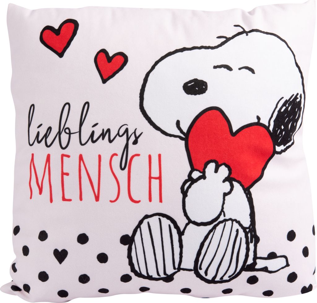 The Peanuts Dekokissen Snoopy - Lieblingsmensch - Produktbild 
