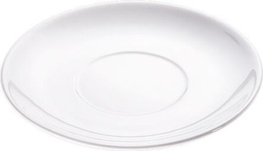 Suppen-Untertasse, reinweißes Hotelporzellan, Serie Isabell, Stalgast, Ø 140 mm