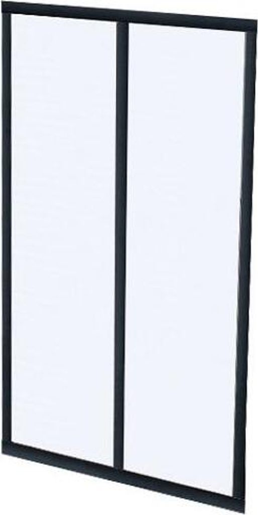 Innenfenster aus pulverbeschichtetem Aluminium Schwarz 60 x Produktbild 