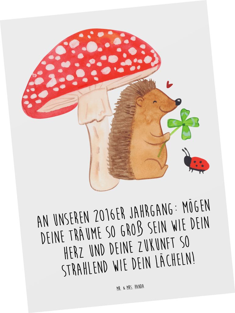 Mr. & Mrs. Panda Postkarte 2016 Geburtstag Glückwunsch - Weiß - Geschenk, besonderen feiern, Postkarten, einzelkarte, Happy Birthday, Geburtstags...