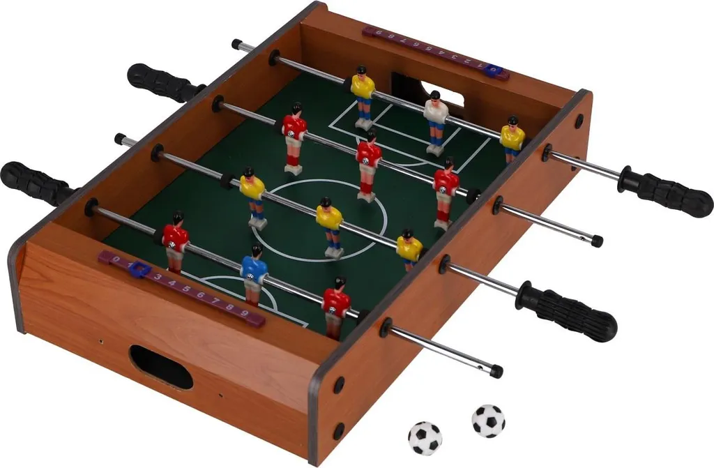 Mini babyfoot de table bois gain de place pour petits appartements