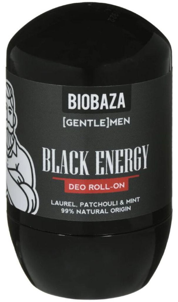 Biobaza, Black Energy, alkoholfrei, erfrischend, holzig und Produktbild 