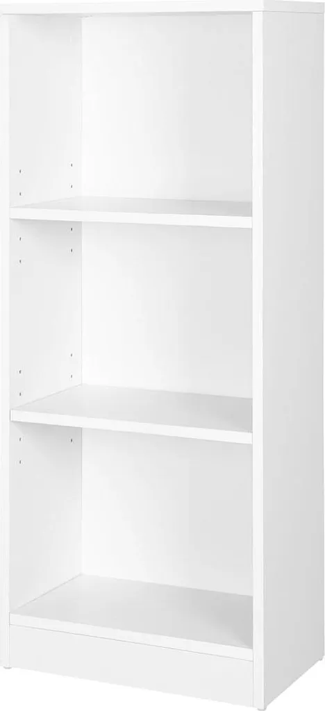 Meuble de rangement 3 cases blanc - Petit casier polyvalent pour salon