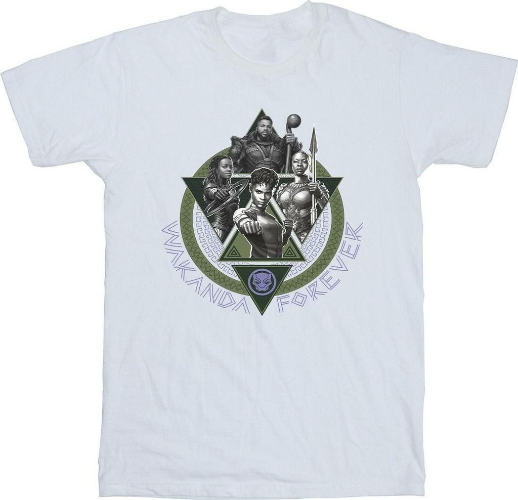 Marvel - "Wakanda Forever" T-Shirt für Herren BI43697 (XL) (Weiß)