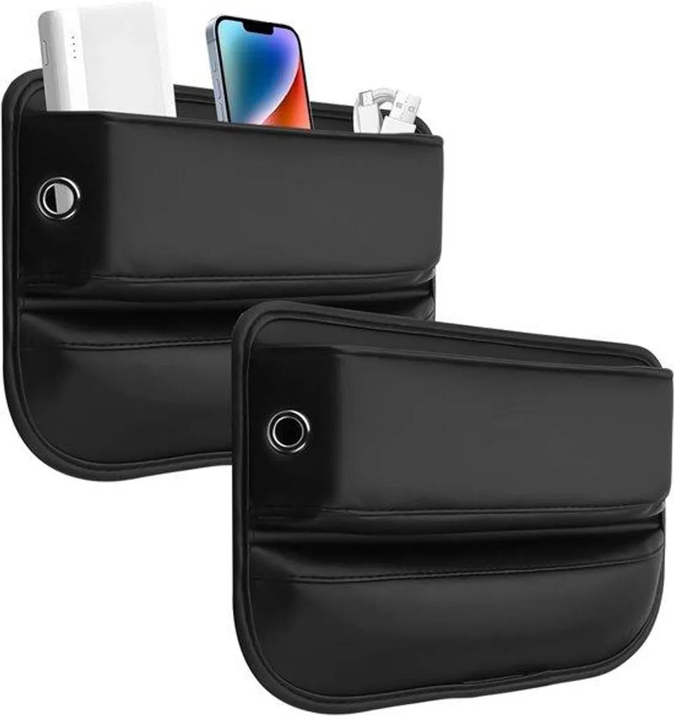 Fini le Désordre ! 2 Vide-poches Noirs de Console pour Tout Ranger Vite