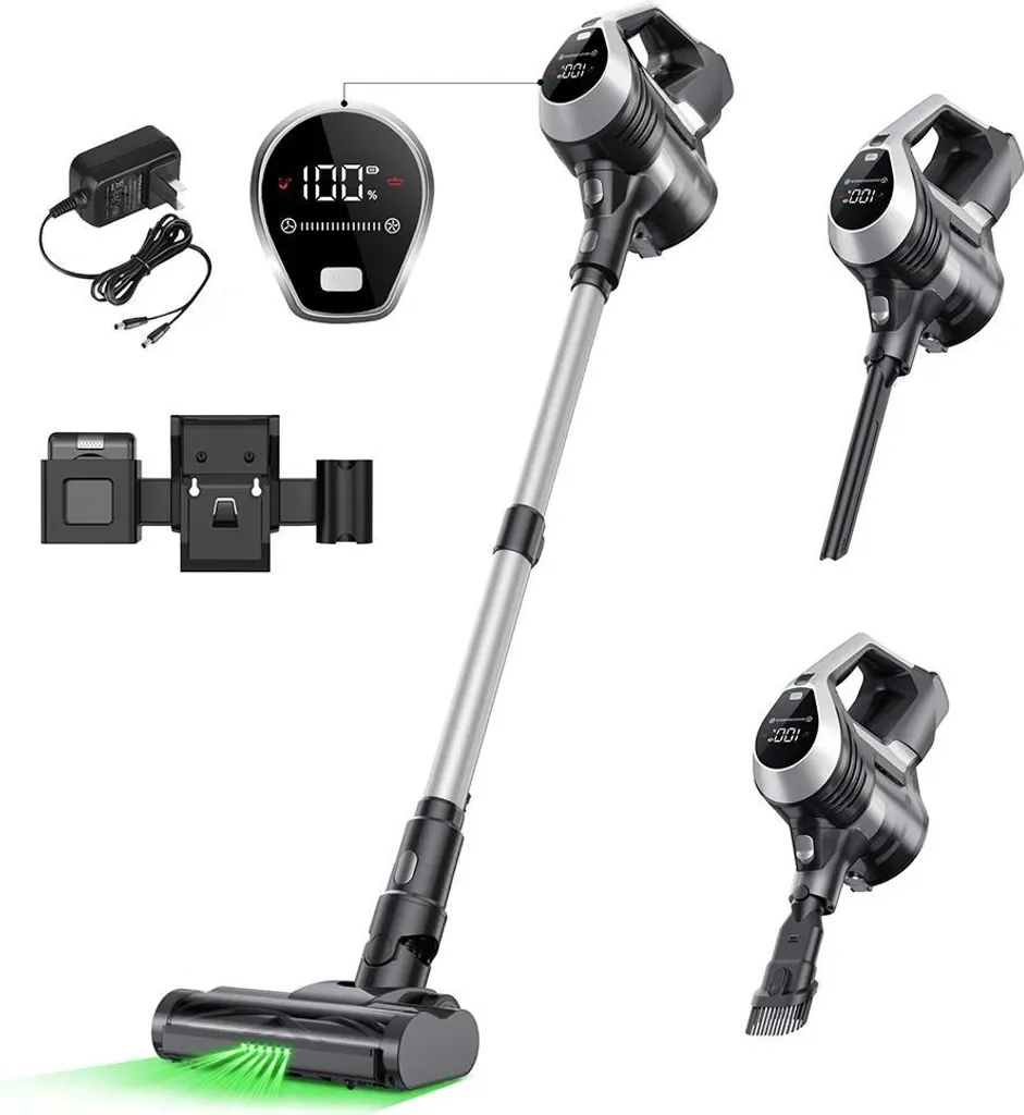 Aspirateur sans fil Yc1 - 12 kPa - Autonomie 44 min - Blanc Épuré