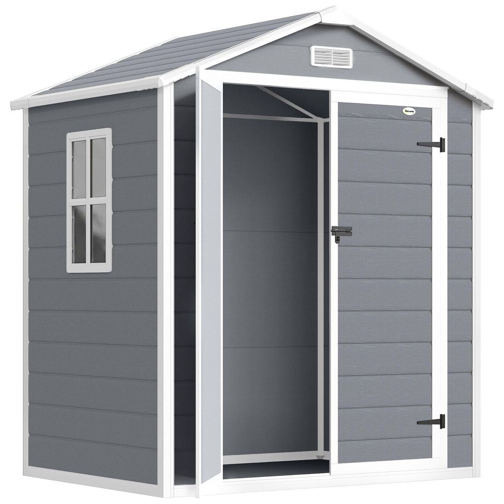 Outsunny tuinhuis met schilddak, 183 x 134 cm, tuinhuis met Productafbeelding 