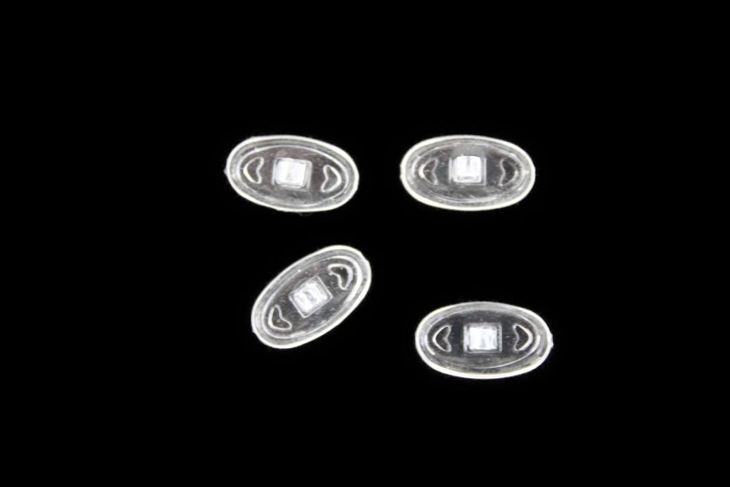 Plaquettes en silicone pour lunettes avec système à vis Image du produit 